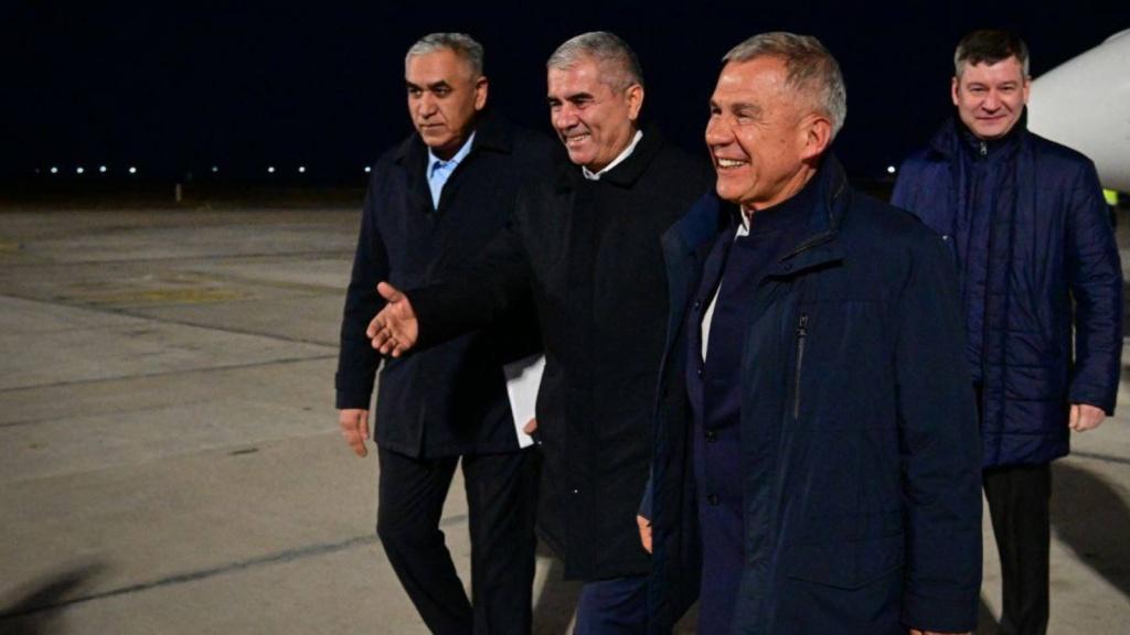 The President of Tatarstan has arrived in Uzbekistan for a working visit.